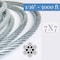 Laureola Industries 1/16" Galvanized Steel Aircraft Wire Rope 7X7 Type, 5000 Ft ZAG116GAL-5000 - alternate 3